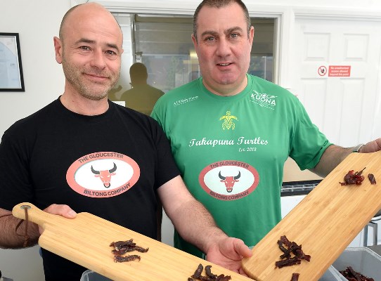 Biltong_Company.  Craig Edwards, left, and Paul Elliott (1)